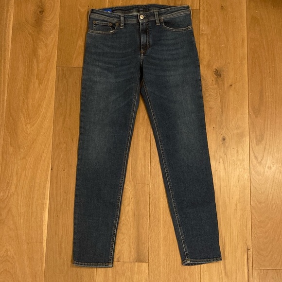 NWOT Acne Climb Mid Blue Stretch Jeans sz 30 - Picture 5 of 7